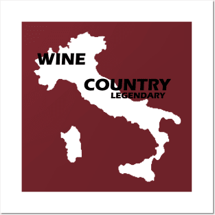 Italy Wine Country Posters and Art